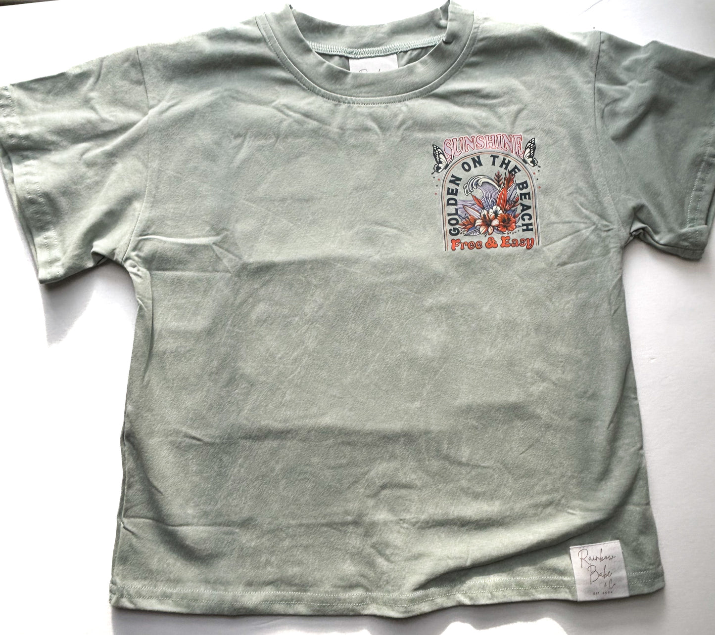 Toddler Tee- Golden on the Beach