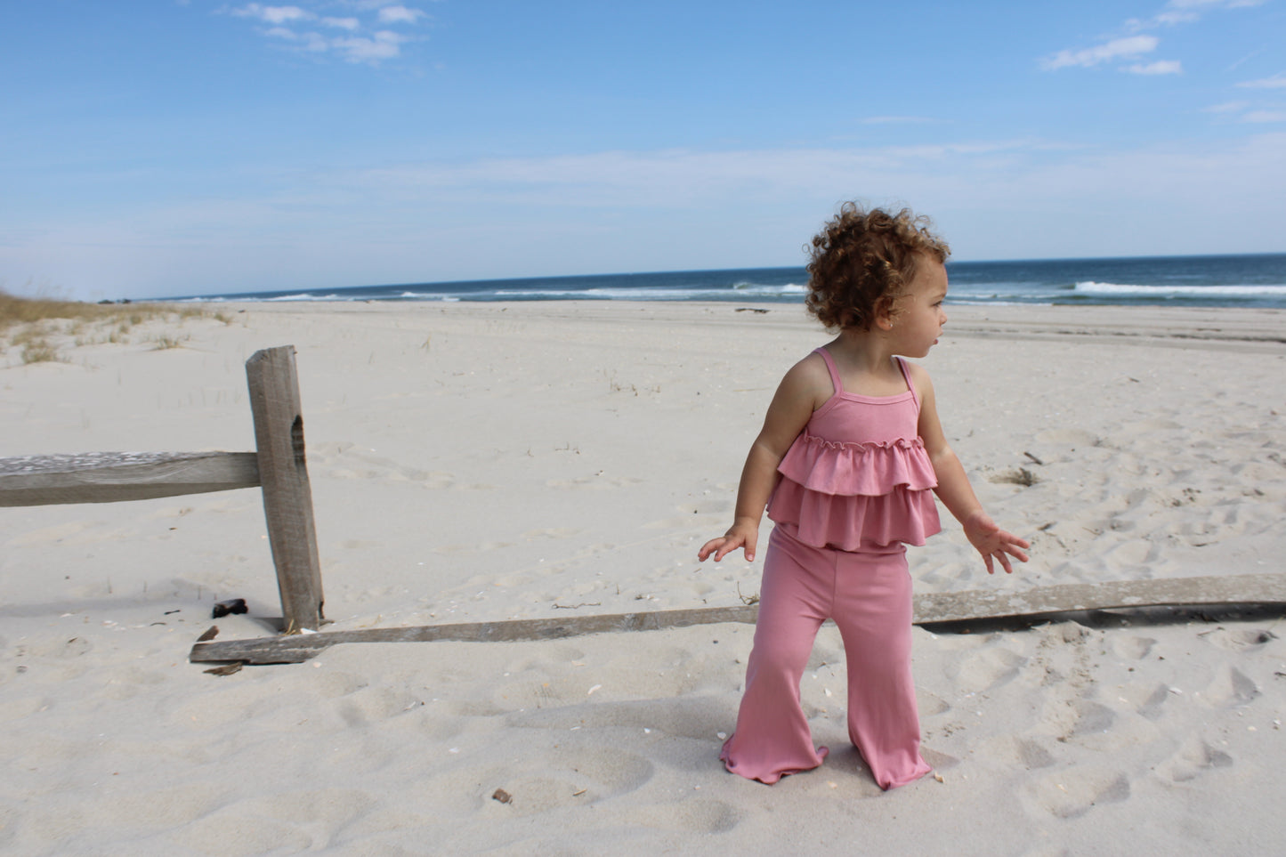 Ruffle Tank Two Piece Set