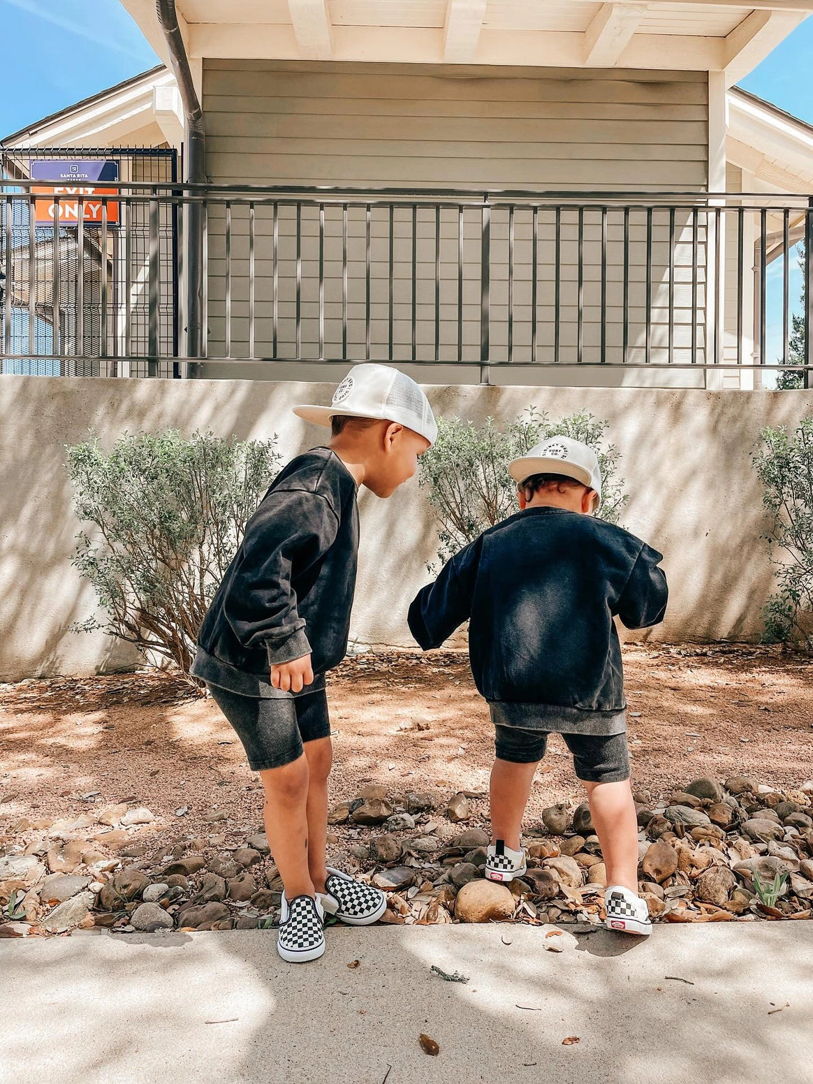 Acid Washed Biker Set