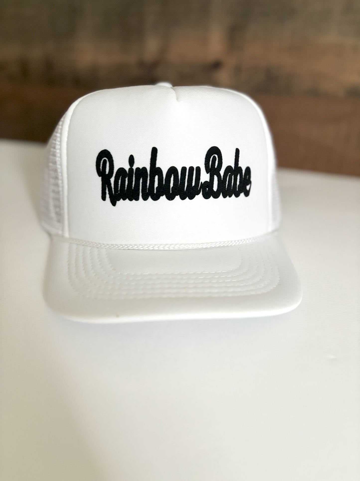 Trucker hat- RainbowBabe