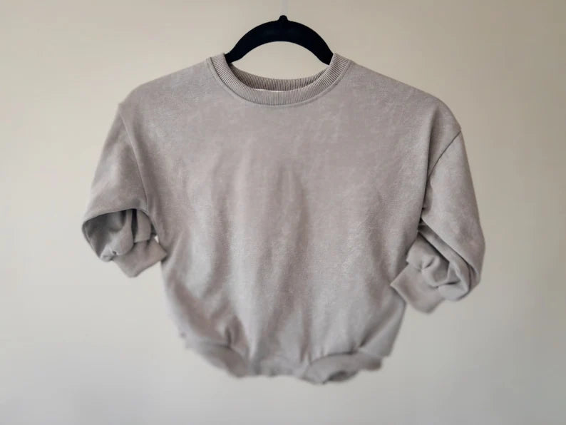 Stone Wash Bubble Romper