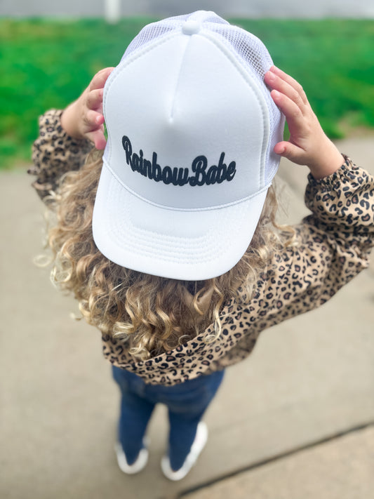 Trucker hat- RainbowBabe