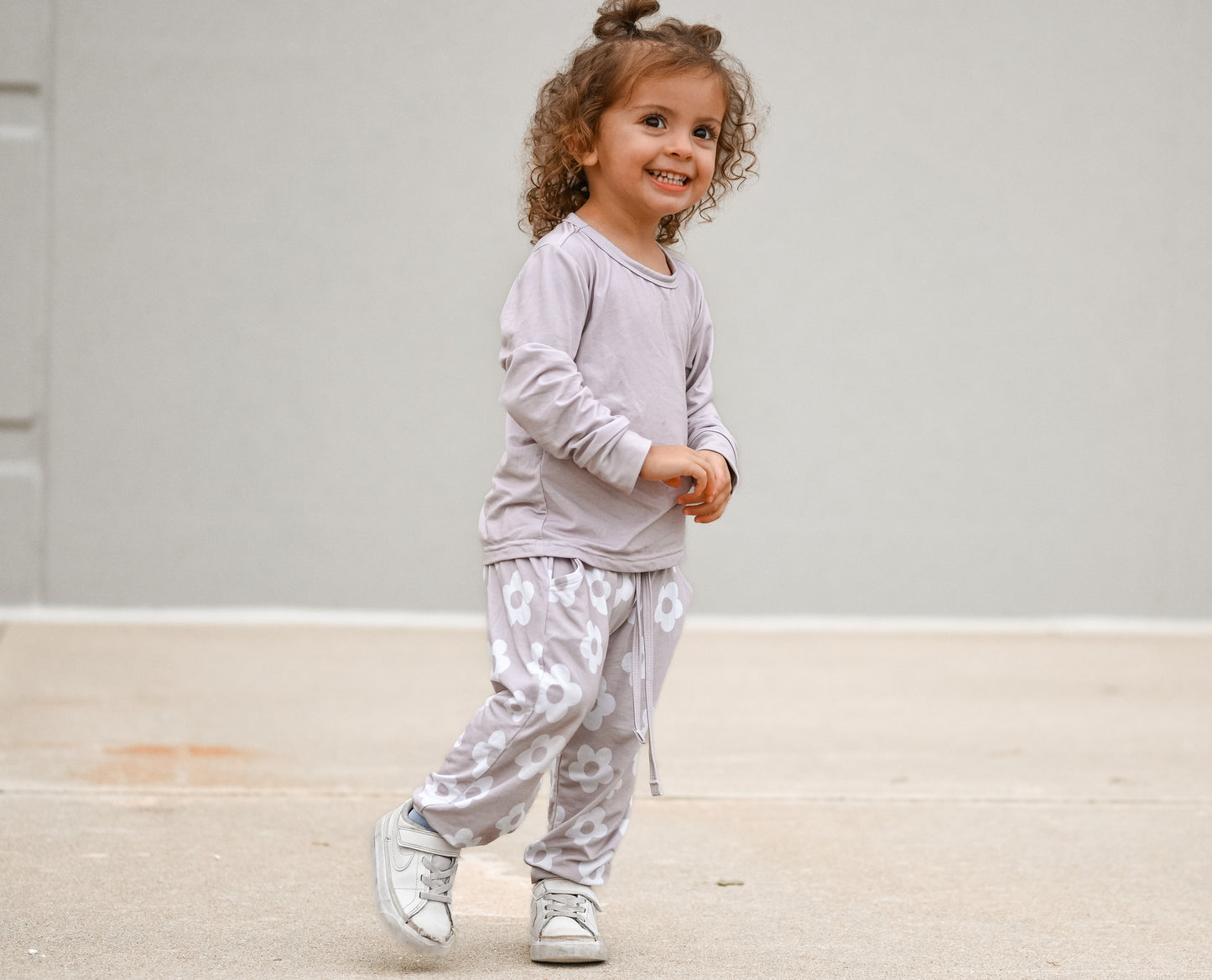 Floral jogger set bamboo