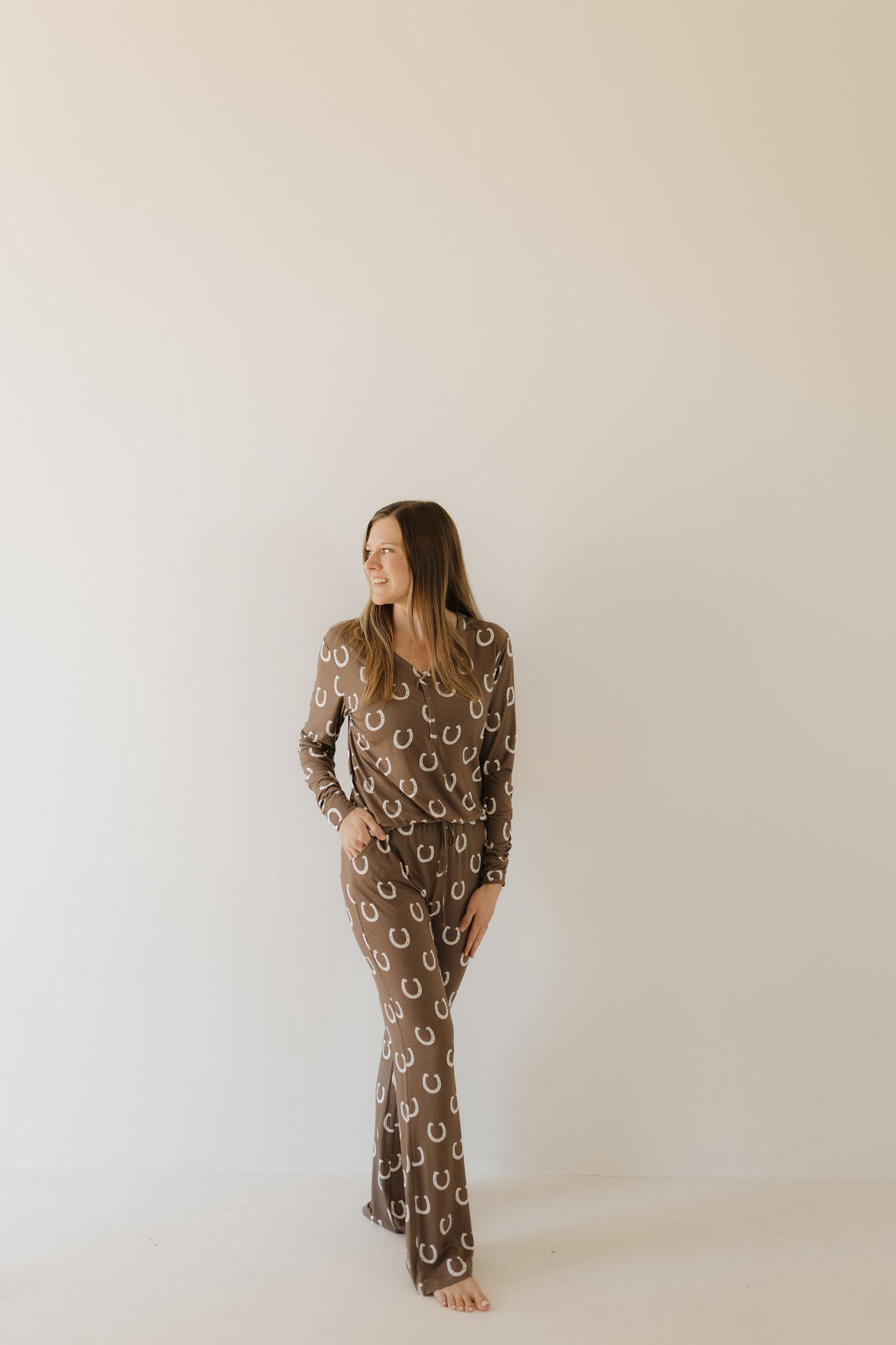 Women's Long Sleeve Bamboo Pajama | Giddy Up