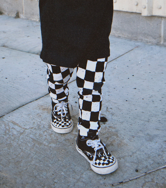 Checkered leggings