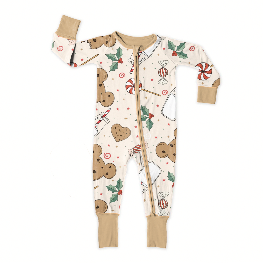 Christmas cookies - Bamboo Zip Romper - LIMITED PRE ORDER