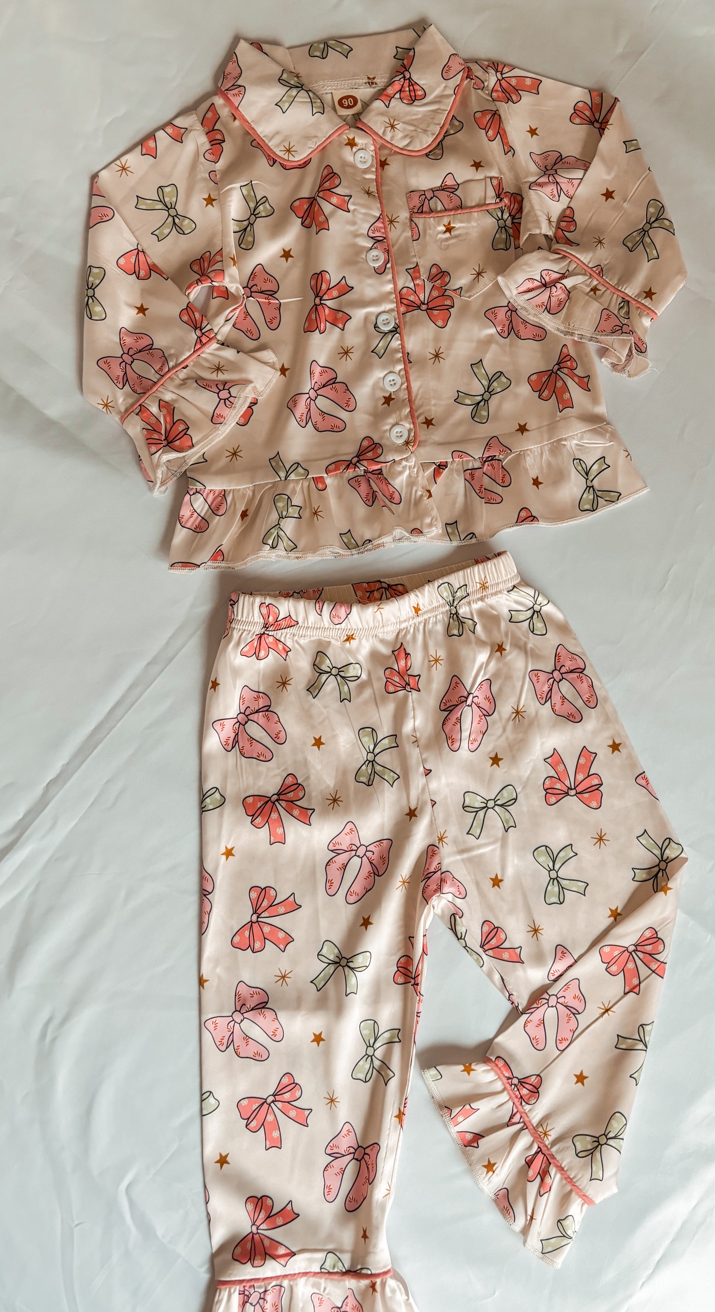 Christmas Bows - Toddler Pajamas