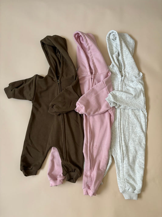 Hooded Zip Jumpsuit