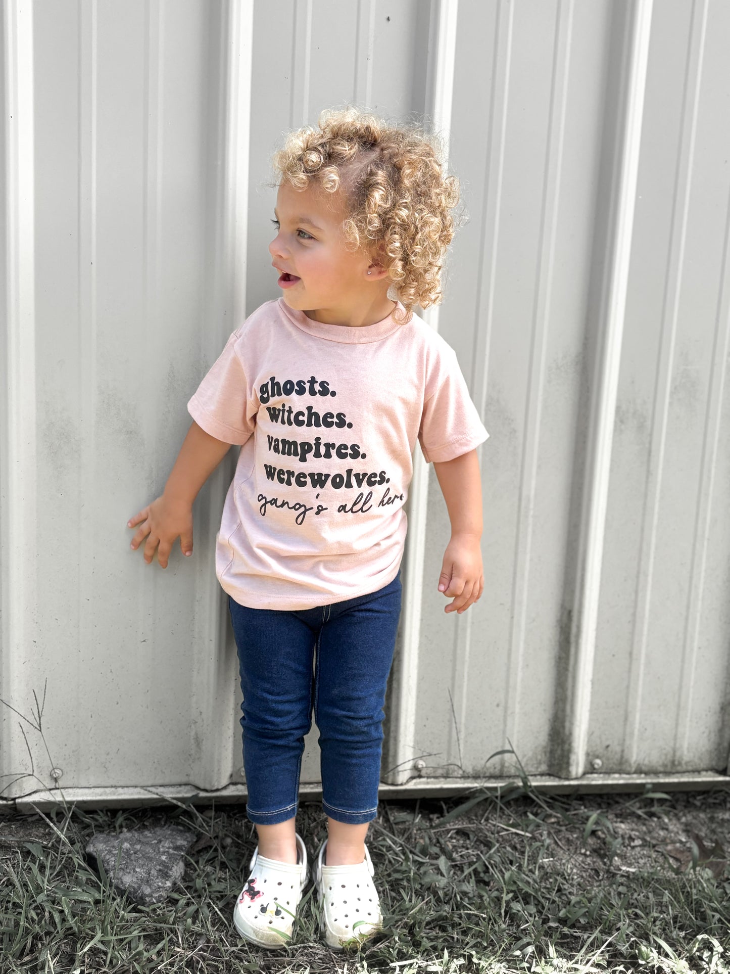 Halloween Toddler Tee- Girl Gang