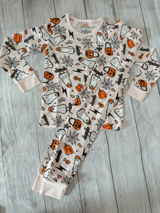 Rad Pumpkin Two Piece Bamboo Set - Ready to ship