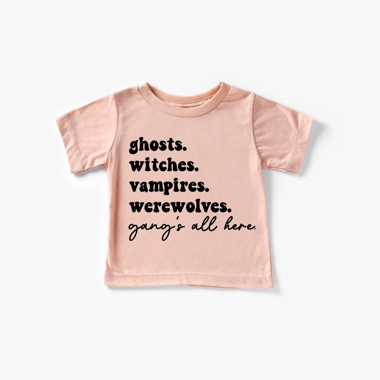 Halloween Toddler Tee- Girl Gang