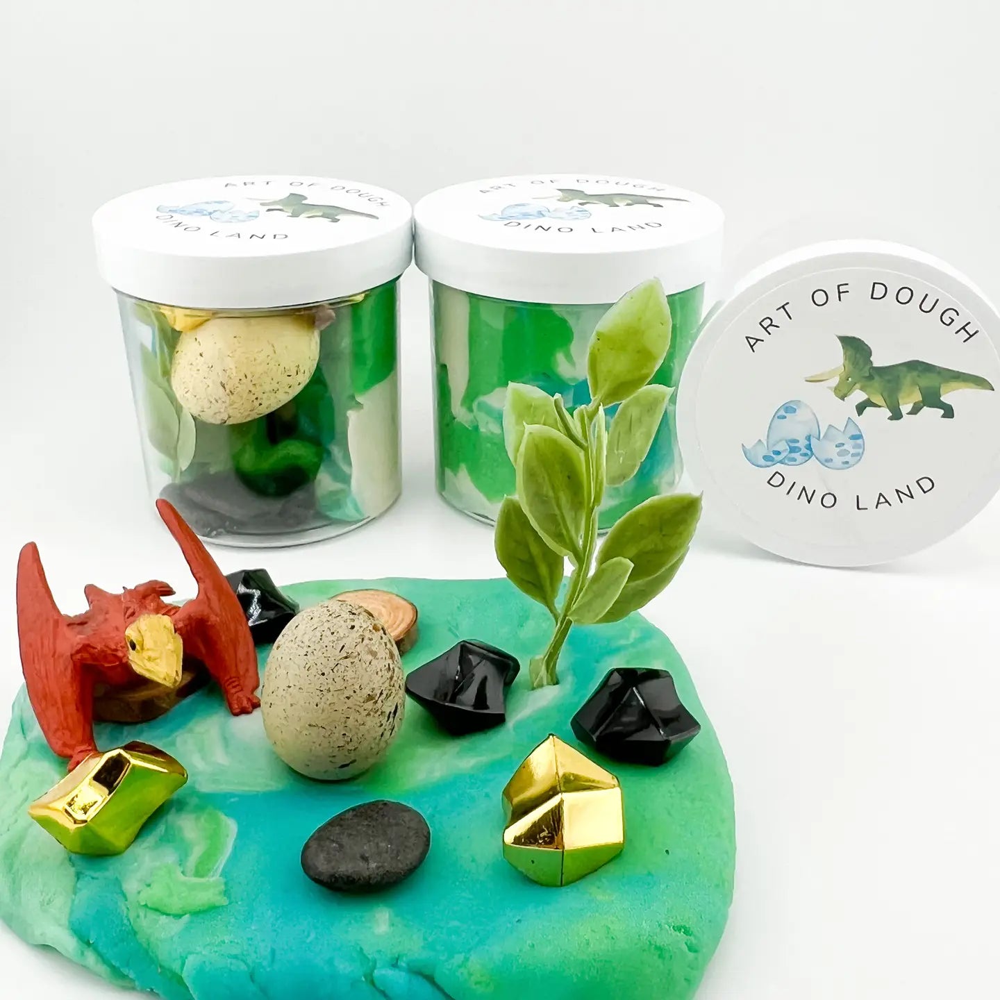Organic Sensory Dough Kit- Dinosour