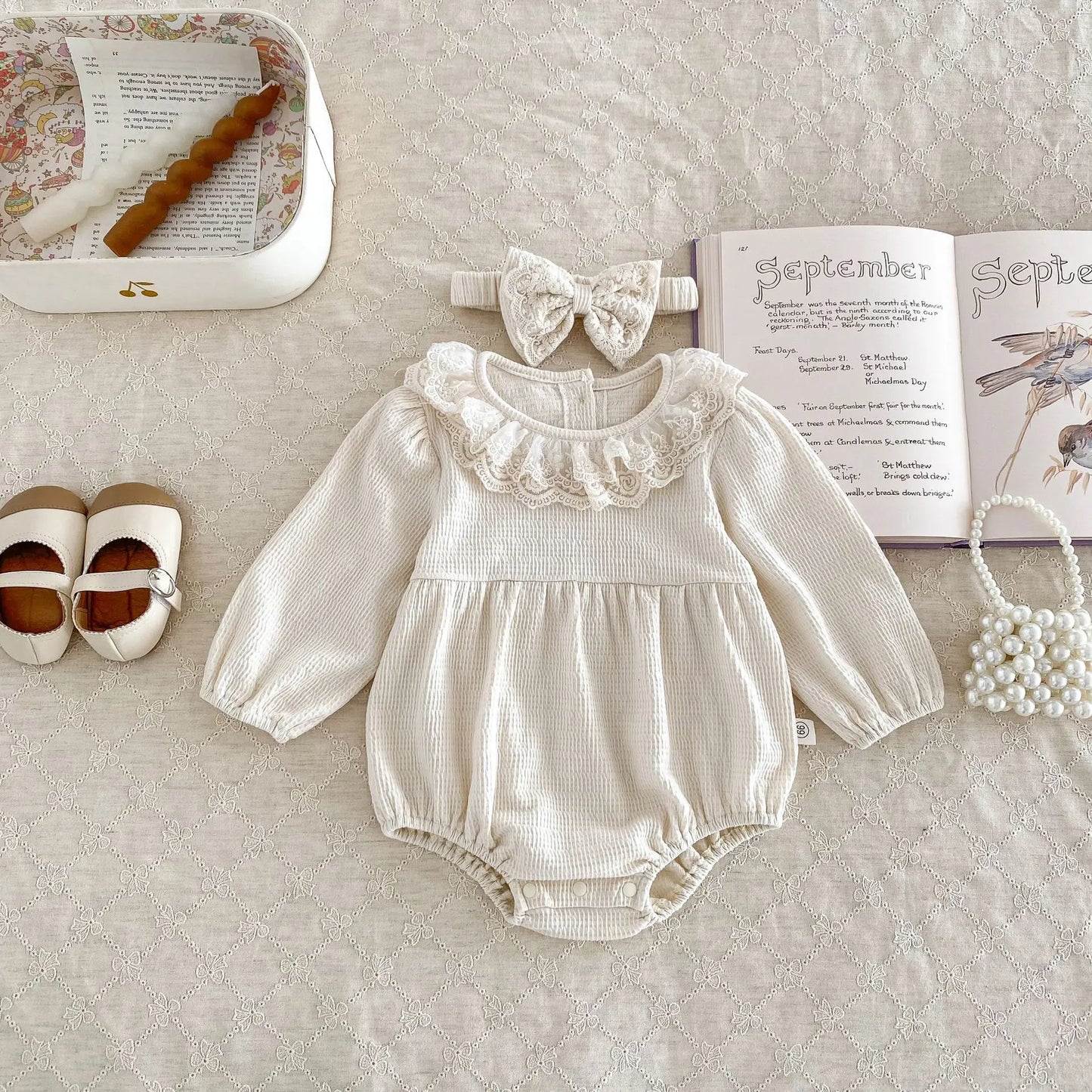 Willow Romper + Bow