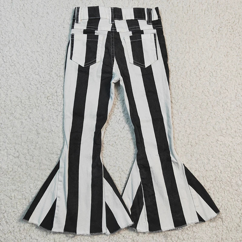 Halloween Striped Bell Bottoms