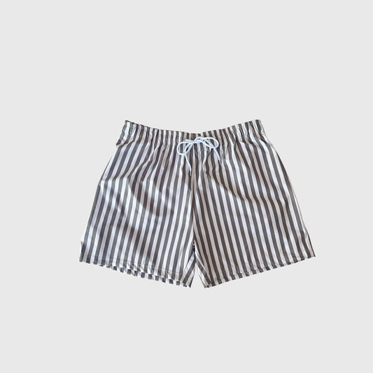 Men's Board Short | Olive Stripe