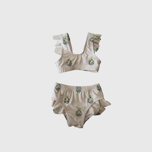 Girl's Two Piece Swimsuit | Marigold